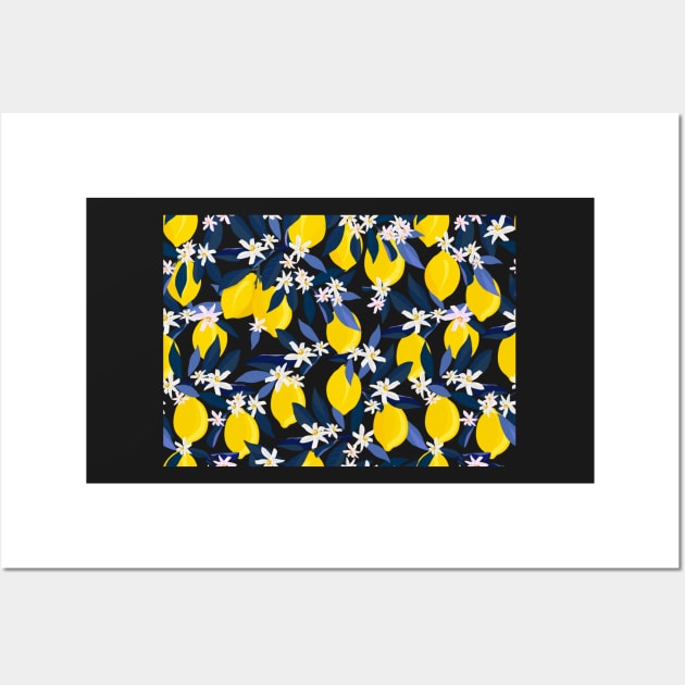 Lemon Tree Flowers Wall Art by edwardecho